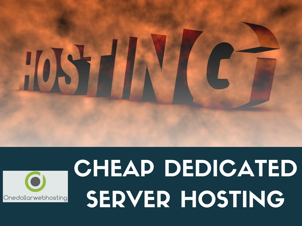 Cheap dedicated server hosting